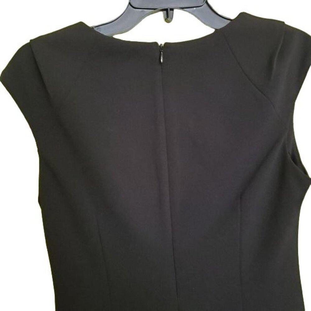 Calvin klein womens mini dress brack color sleeveless rushed Size small - Picture 15 of 15